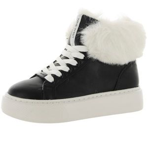 Like New Nine West Keep Up Sneaker with Faux Fur, Women’s Size 9